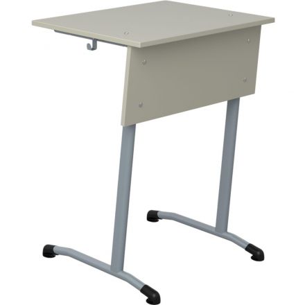 Парта МЕТ_ Стол ученический Гармония 1-мест.6г.р.серый/серый