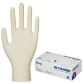 Перчатки латексные смотровые, 50 пар (100 штук), размер 6-7, S (малый), DERMAGRIP Classic, D1501-10