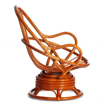 Кресло вращающееся "FLORES" 5005 /без подушки/ Cognac (коньяк)