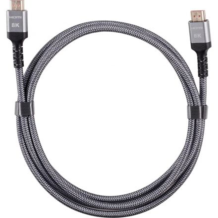 Кабель HDMI 19M/M,ver. 2.1 8KX60Hz (Econom) оплетка 2m iOpen <ACG859A-2.0