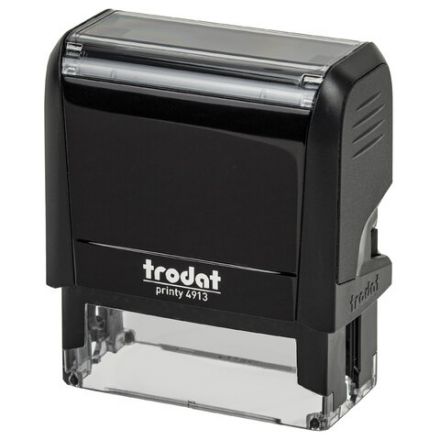 Оснастка для штампа, размер оттиска 58х22 мм, синий, TRODAT 4913 P4, подушка в комплекте, 52887 Оснастка для штампа, размер оттиска 58х22 мм, синий, TRODAT 4913 P4, подушка в комплекте, 52887