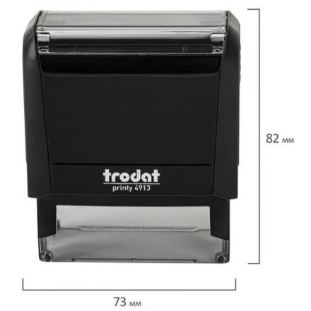 Оснастка для штампа, размер оттиска 58х22 мм, синий, TRODAT 4913 P4, подушка в комплекте, 52887 Оснастка для штампа, размер оттиска 58х22 мм, синий, TRODAT 4913 P4, подушка в комплекте, 52887