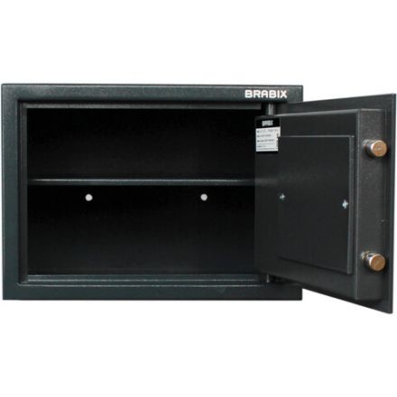 Сейф BRABIX "КМ-310", 310х430х375 мм, 20 кг, ключевой замок + полка, крепление к стене, 291166 Сейф BRABIX "КМ-310", 310х430х375 мм, 20 кг, ключевой замок + полка, крепление к стене, 291166