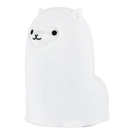 Ночник силиконовый LED "Альпака" 85x103x130 мм, белый свет/RGB, таймер, USB, аккумулятор 400 мАч, DASWERK (ДАСВЕРК), 238934