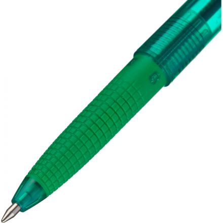 Ручка шариковая Pilot Super Grip BPS-GG-F-G зеленая (толщина линии 0.22 мм)