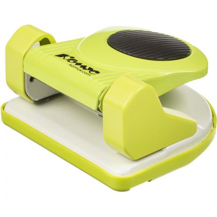 Дырокол Комус MPG20 до 20 лист., металл, с линейкой и блокиратором, зелёный Дырокол Комус MPG20 до 20 лист., металл, с линейкой и блокиратором, зелёный