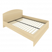 Light Кровать с ортопедическим основанием и изголовьем С-КИ-160 Акация 1650*2050*900 Light Кровать с ортопедическим основанием и изголовьем С-КИ-160 Акация 1650*2050*900