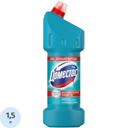Средство для сантехники DOMESTOS универсальное Свежесть Атлантики 1,5 л