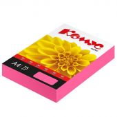 Бумага цветная Комус Color  (малиновый неон) 75+-5гр, А4, 500 л