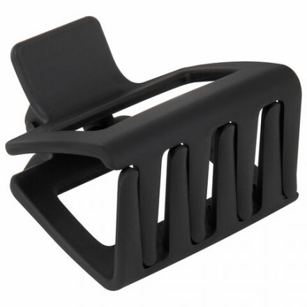 Краб для волос 5 см, soft-touch, чёрный, MONTE VITA (МОНТЕ ВИТА), 457009