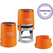 Оснастка для печати круглая Colop Printer R40 Neon 40 мм с крышкой оранжевая
