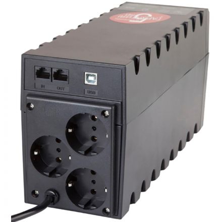 ИБП Powercom Raptor RPT-800AP EURO, лин-инт., 800ВА/480Вт, 3 EURO, USB