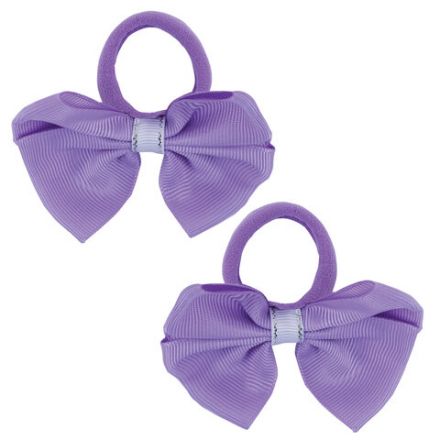 Резинки для волос НАБОР 2 шт., 8х3,5 см, с бантиком АССОРТИ, MONTE VITA (МОНТЕ ВИТА), 457109