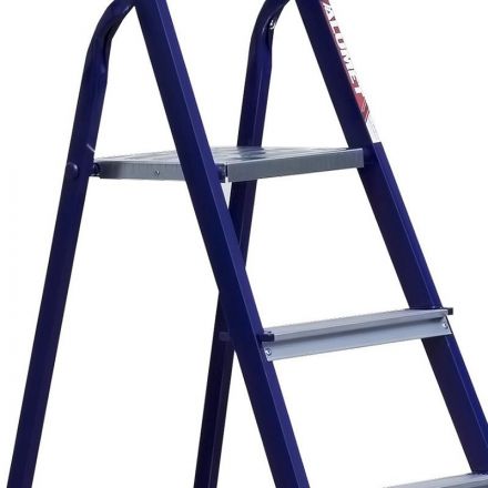 Стремянка Алюмет стальная окрашенная с алюминиевыми ступенями  10 ст. М8410