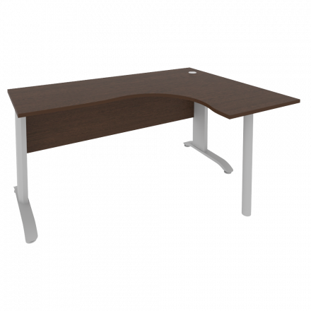 Riva Metal-L Стол криволинейный правый ПЛ.СА-4 (R) Венге/Тёмно-серый металл 1600*1200*750 Riva Metal-L Стол криволинейный правый ПЛ.СА-4 (R) Венге/Тёмно-серый металл 1600*1200*750