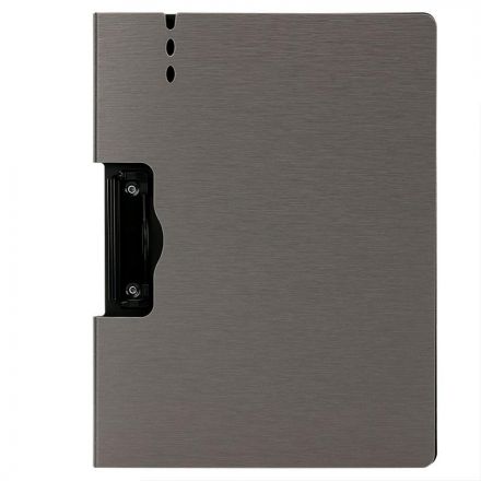 Папка-планшет A4 РР с крышкой темно-серый 64512 Папка-планшет A4 РР с крышкой темно-серый 64512