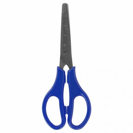 Ножницы ЮНЛАНДИЯ 130 мм, с линейкой, цвет ассорти, в дисплее, 238342 Ножницы ЮНЛАНДИЯ 130 мм, с линейкой, цвет ассорти, в дисплее, 238342