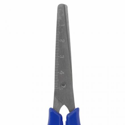 Ножницы ЮНЛАНДИЯ 130 мм, с линейкой, цвет ассорти, в дисплее, 238342 Ножницы ЮНЛАНДИЯ 130 мм, с линейкой, цвет ассорти, в дисплее, 238342