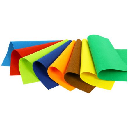 Цветной фетр МЯГКИЙ А4, 2 мм, 8 листов, 8 цветов, плотность 170 г/м2, ЮНЛАНДИЯ, 662050 Цветной фетр МЯГКИЙ А4, 2 мм, 8 листов, 8 цветов, плотность 170 г/м2, ЮНЛАНДИЯ, 662050