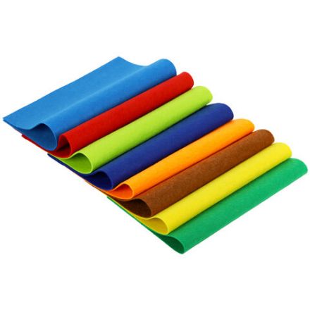Цветной фетр МЯГКИЙ А4, 2 мм, 8 листов, 8 цветов, плотность 170 г/м2, ЮНЛАНДИЯ, 662050 Цветной фетр МЯГКИЙ А4, 2 мм, 8 листов, 8 цветов, плотность 170 г/м2, ЮНЛАНДИЯ, 662050