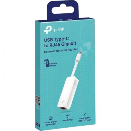 Сетевой адаптер TP-LINK UE300C,1 порт USB 3.0 Type-C,1 Гбит порт RJ-45
