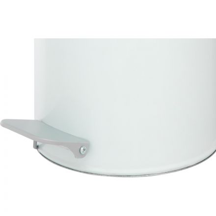 Ведро для мусора с педалью 7 л нержавеющая сталь хром (20х23 см)