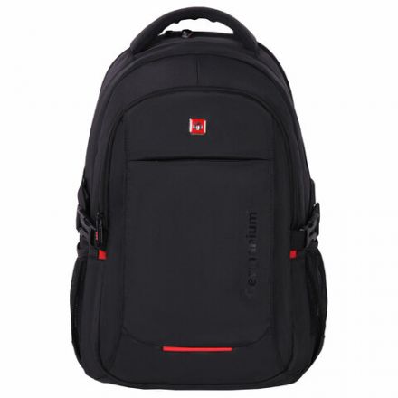 Рюкзак GERMANIUM UPGRADE универсальный, 3 отделения, отделение для ноутбука, USB-порт, "UP-2", черный, 47х33х21 см, 271666