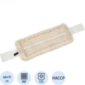 Насадка МОП Luscan Дуэт 40x11см хлопок/микроф тафтинг карм/ухо