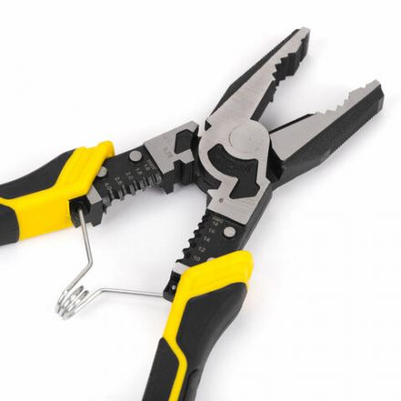 Плоскогубцы многофункциональные 14 в 1, 217 мм, CR-V - хромванадиевая сталь, ГРАНДМАСТЕР, PL-217, 671255 Плоскогубцы многофункциональные 14 в 1, 217 мм, CR-V - хромванадиевая сталь, ГРАНДМАСТЕР, PL-217, 671255