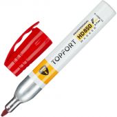 Маркер для агрессивной среды TOPFORT HD 850 красный 3-7мм скош. наконечник Маркер для агрессивной среды TOPFORT HD 850 красный 3-7мм скош. наконечник