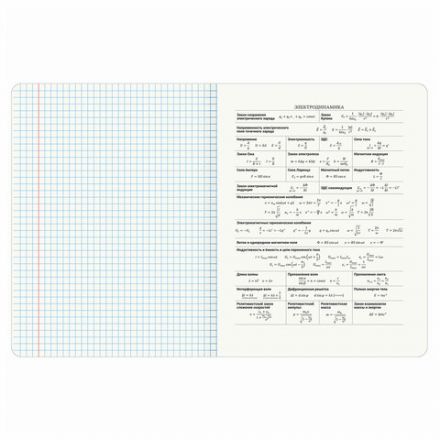 Тетрадь предметная "ANIME" 48 л., глянцевый УФ-лак, ФИЗИКА, клетка, BRAUBERG, 404542