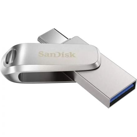 Флеш-память SanDisk Ultra Dual Drive Luxe64GB/USB-C/серебр(SDDDC4-064G-G46)