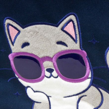 Рюкзак GRIZZLY школьный, анатомическая спинка, 2 отделения, для девочек, "RELAX", 40х27х20 см, RG-460-3/1