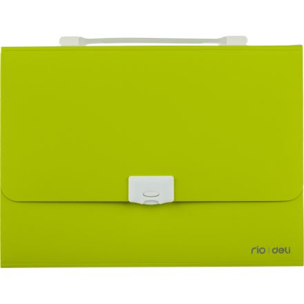 Папка органайзер Deli Rio, А4, 7 отдел., цвет в асс, E38125