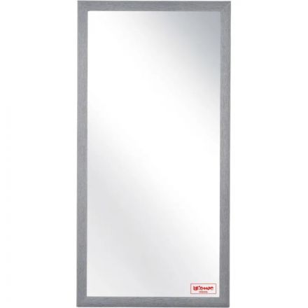 Зеркало МГЛ_настенное Комус Мебель НБ73 (600x1200) багет ПЛС серый