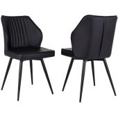 Стул VB_для дома Бюрократ CH-K5/SP_2_K с повор.мех. экокожа черный металл