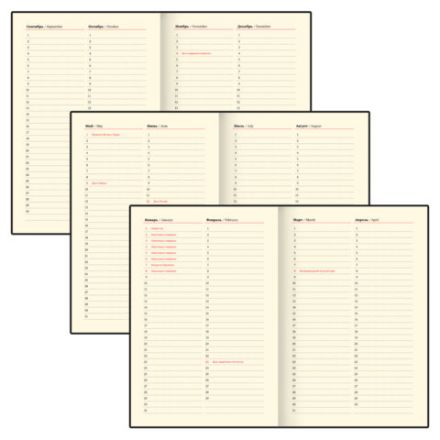 Ежедневник в наборе с ручкой А5, 144x210 мм, BRAUBERG "Style" под кожу, 160 листов, зелёный, 116863