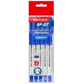 Ручки шариковые BRAUBERG BP-GT, НАБОР 5 ШТУК, СИНИЕ, пишущий узел 0,7 мм, линия письма 0,35 мм, 144509