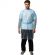 Халат н/с , на завязк, рук.манж, дл.110см, XL, пл 25, голуб, 10 шт/уп