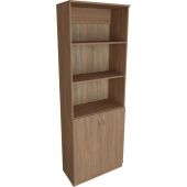 Шкаф для документов WELL полуот.комб.700х350х2000 Дуб Урбан Янтарный К006PW