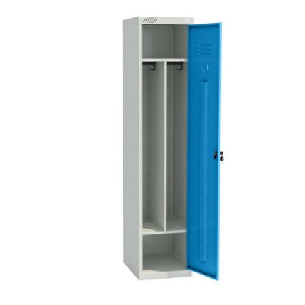 Шкаф металлический для одежды ШРС-11-400, 2 отделения (1850хш400х500 мм), разборный