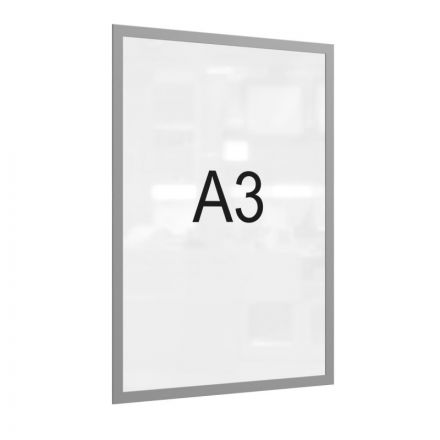 Рамка магнитная настенная Attache А3 ПЭТ, серая, 5