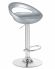 Стул барный DOBRIN DISCO, серебряный