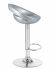 Стул барный DOBRIN DISCO, серебряный