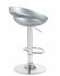 Стул барный DOBRIN DISCO, серебряный