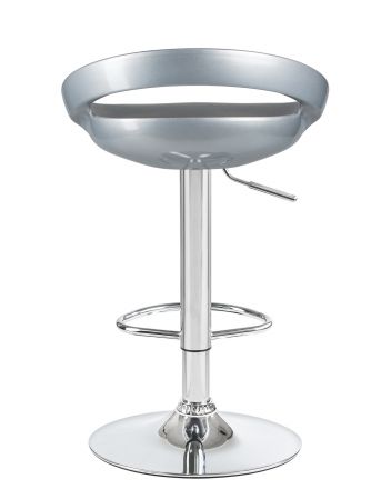Стул барный DOBRIN DISCO, серебряный