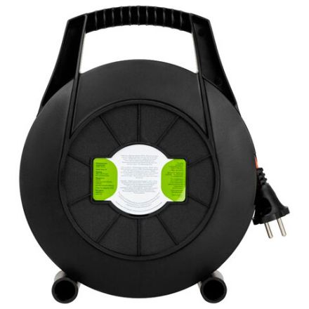 Удлинитель на катушке ЭРА BPx-4, 4 розетки без заземления, с выключателем, 20 м, 2x0,75 мм, 1300 Вт, 4-2x0,75-20m Удлинитель на катушке ЭРА BPx-4, 4 розетки без заземления, с выключателем, 20 м, 2x0,75 мм, 1300 Вт, 4-2x0,75-20m