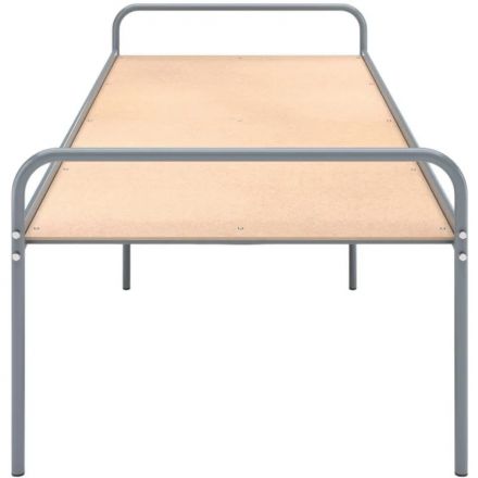 Кровать MET_Комус Мебель на м/к 80х190 серый