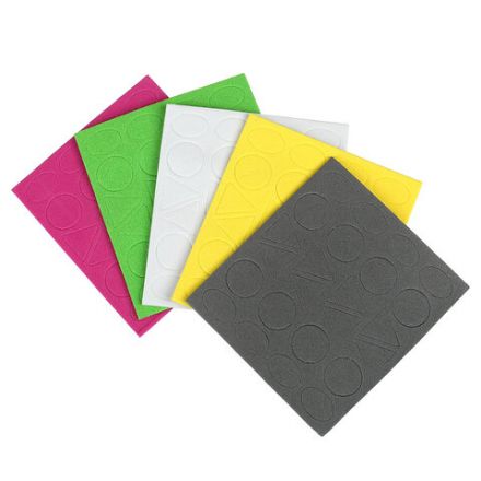 Фигурная мозаика из ЭВА, АССОРТИ 12 видов, 21х30 см, на картоне, МУЛЬТИ АРТ, 5919