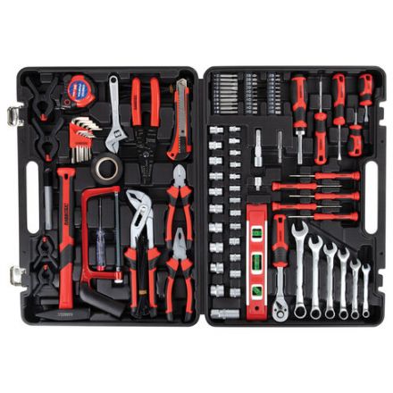 Набор инструментов универсальный, 159 предметов, пластиковый кейс, RABBITEX, 671340